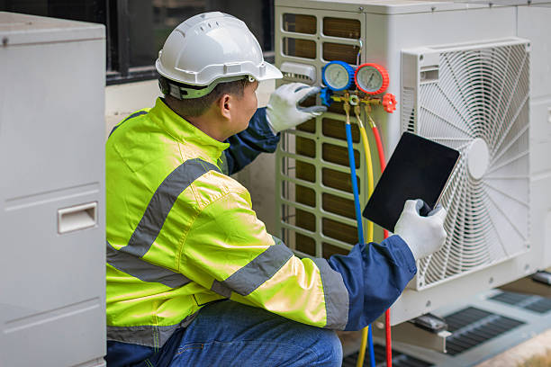 Professional Air Duct Cleaning technician working in Bowmansville, NY